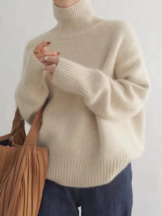 Ameline | Oversized Turtleneck Sweater
